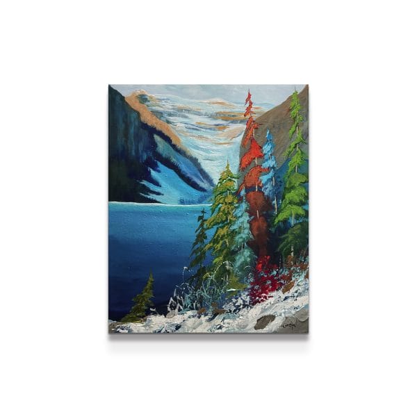 painting on white background