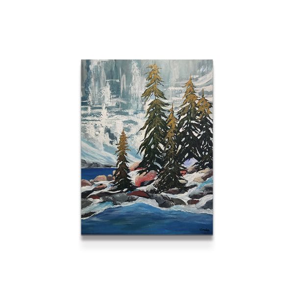 painting on white background