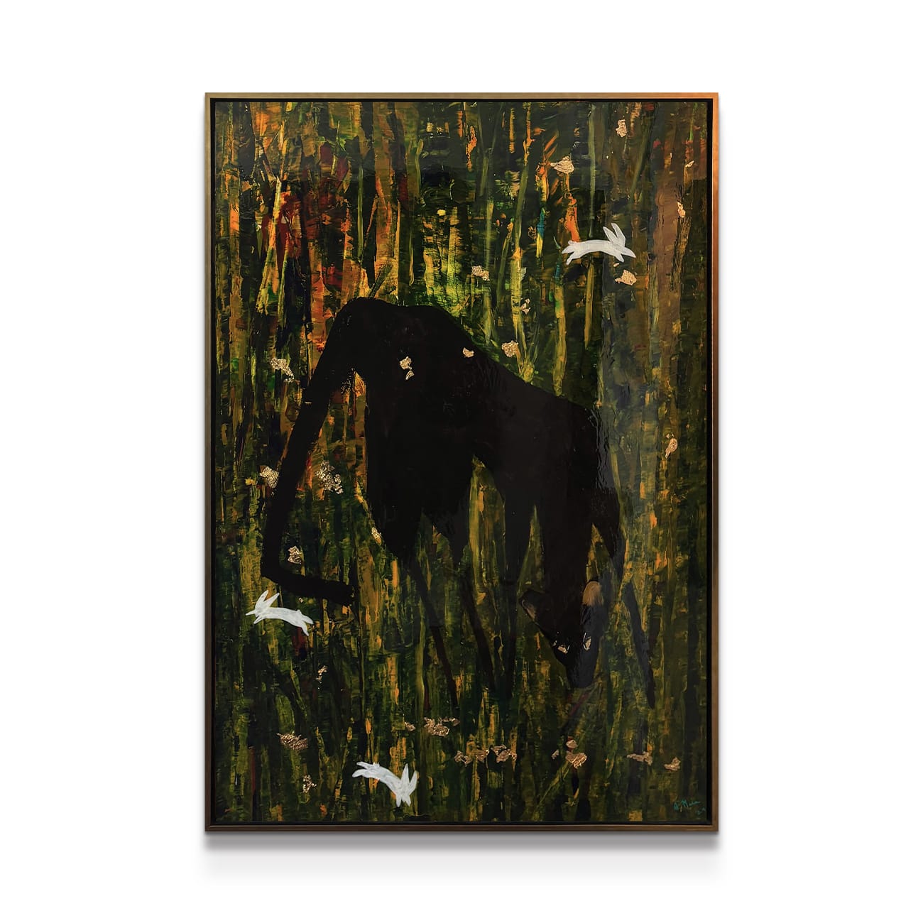 painting on white background