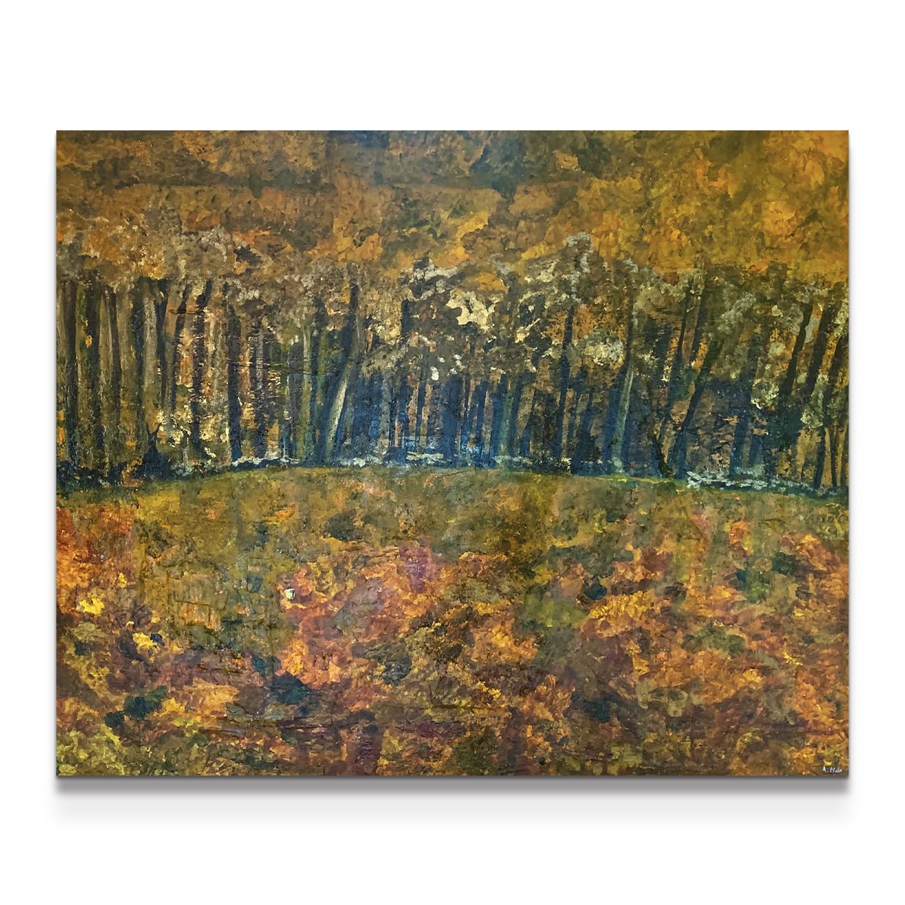 painting on white background
