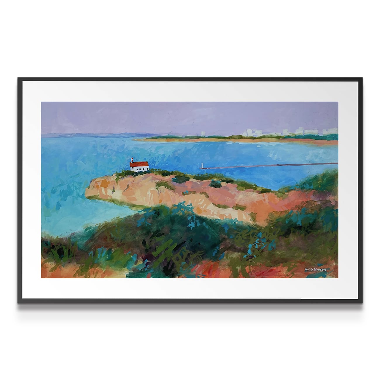 painting on white background