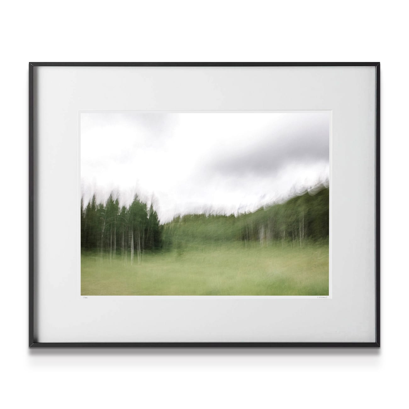 painting on white background