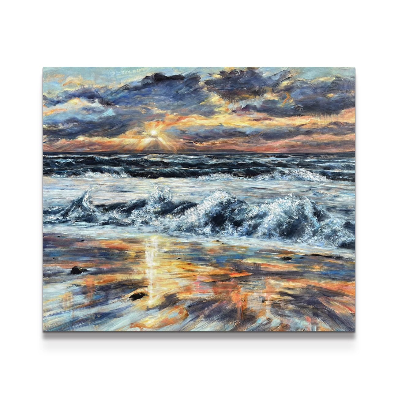 painting on white background