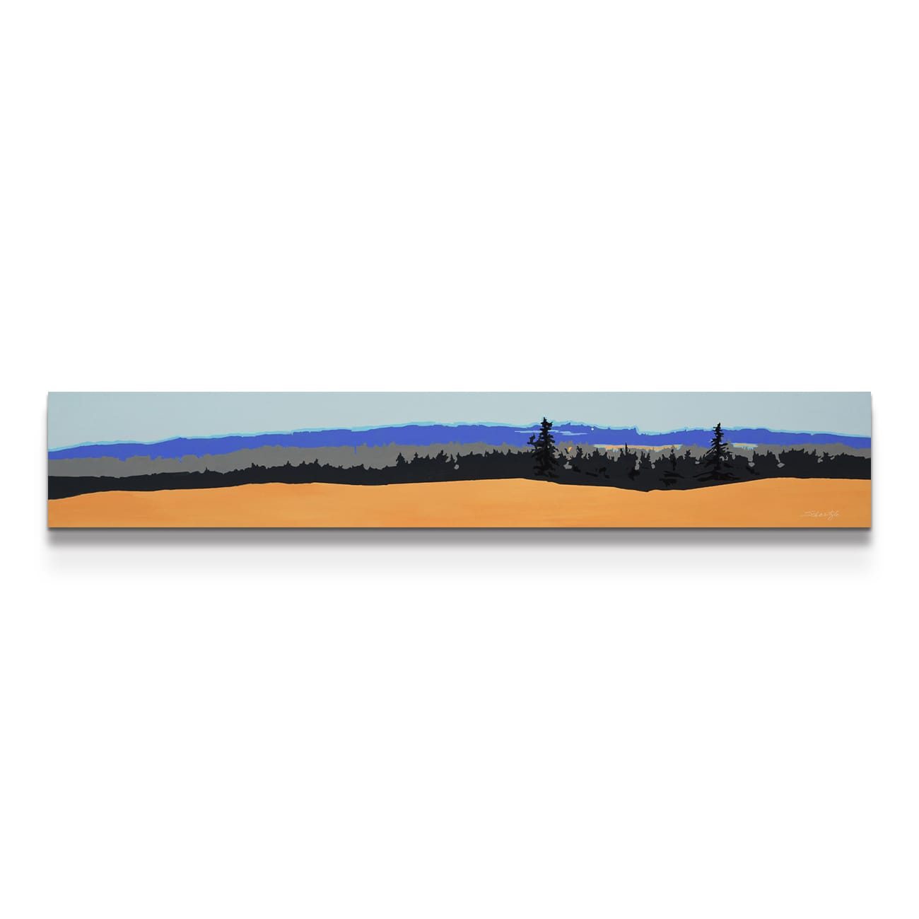 painting on white background