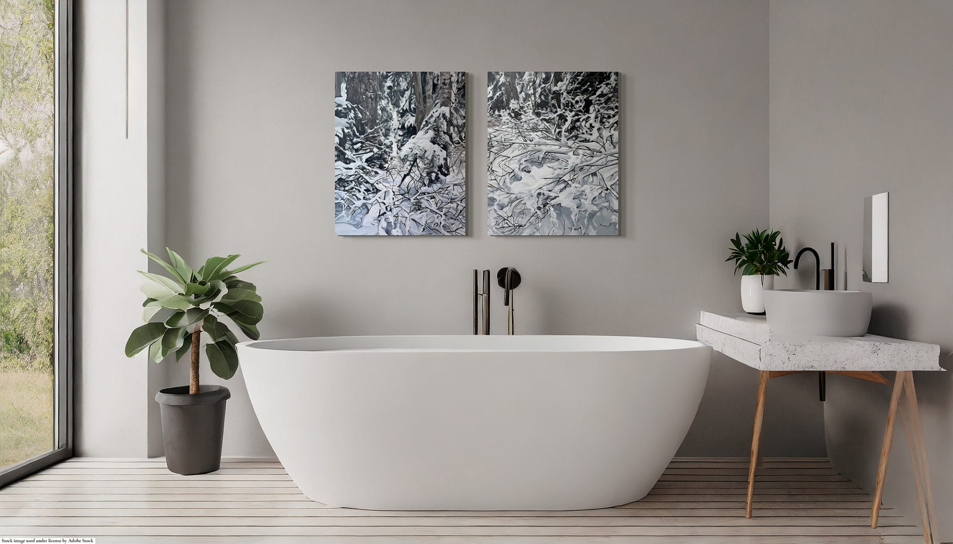 painting in interior