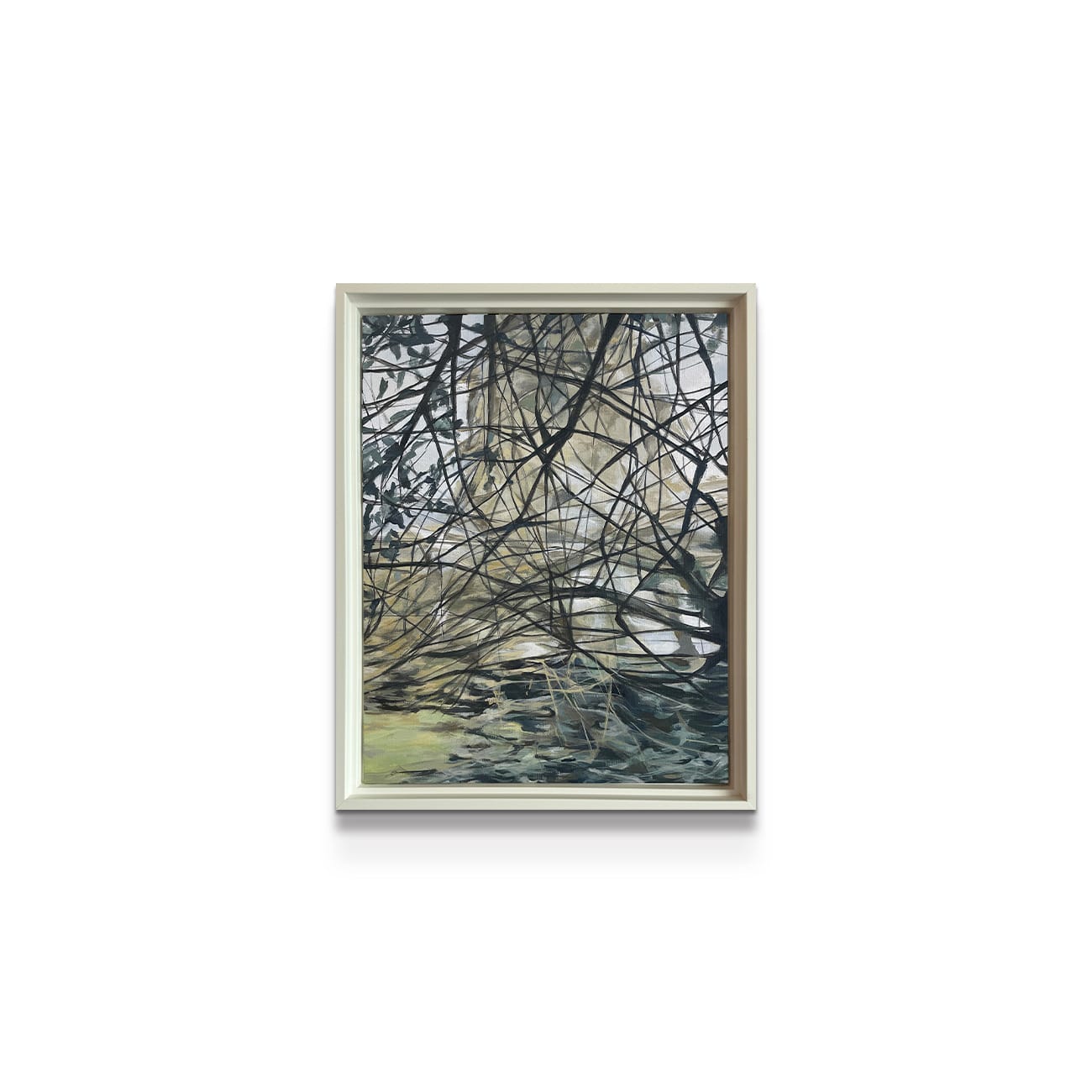 painting on white background