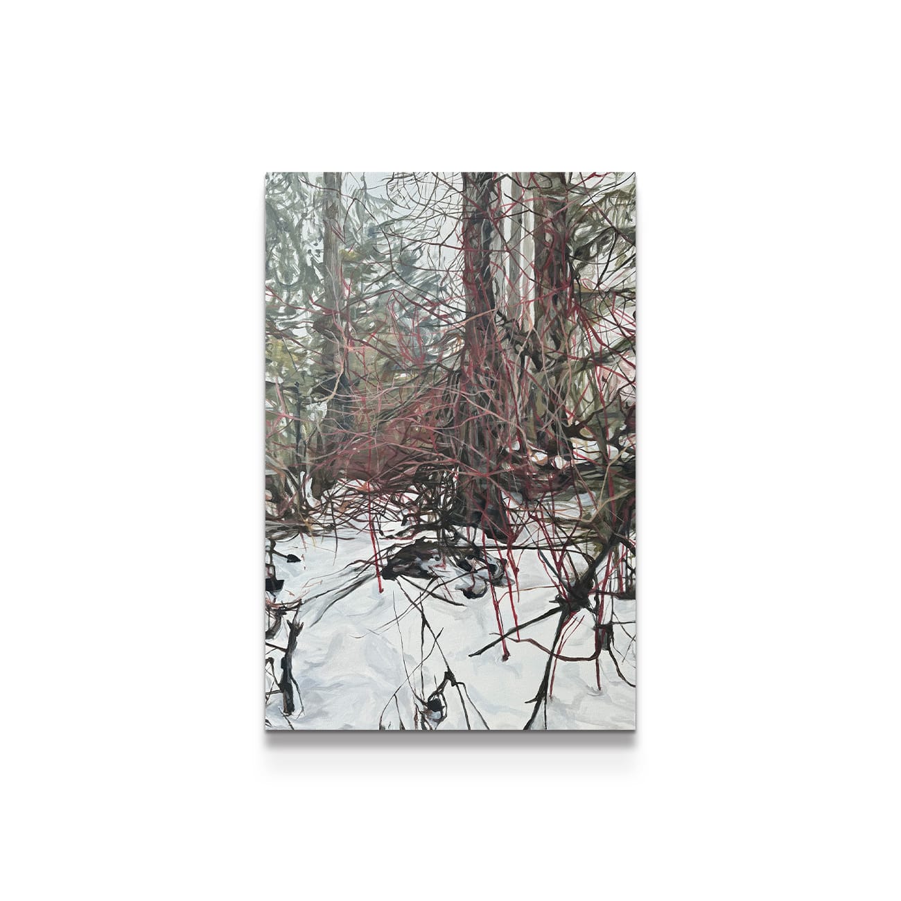 painting on white background