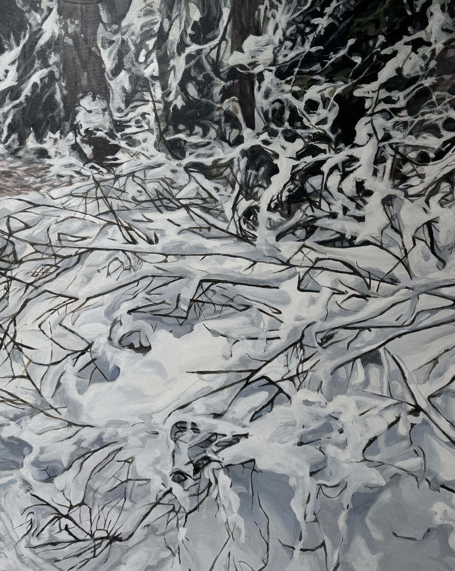 painting close-up