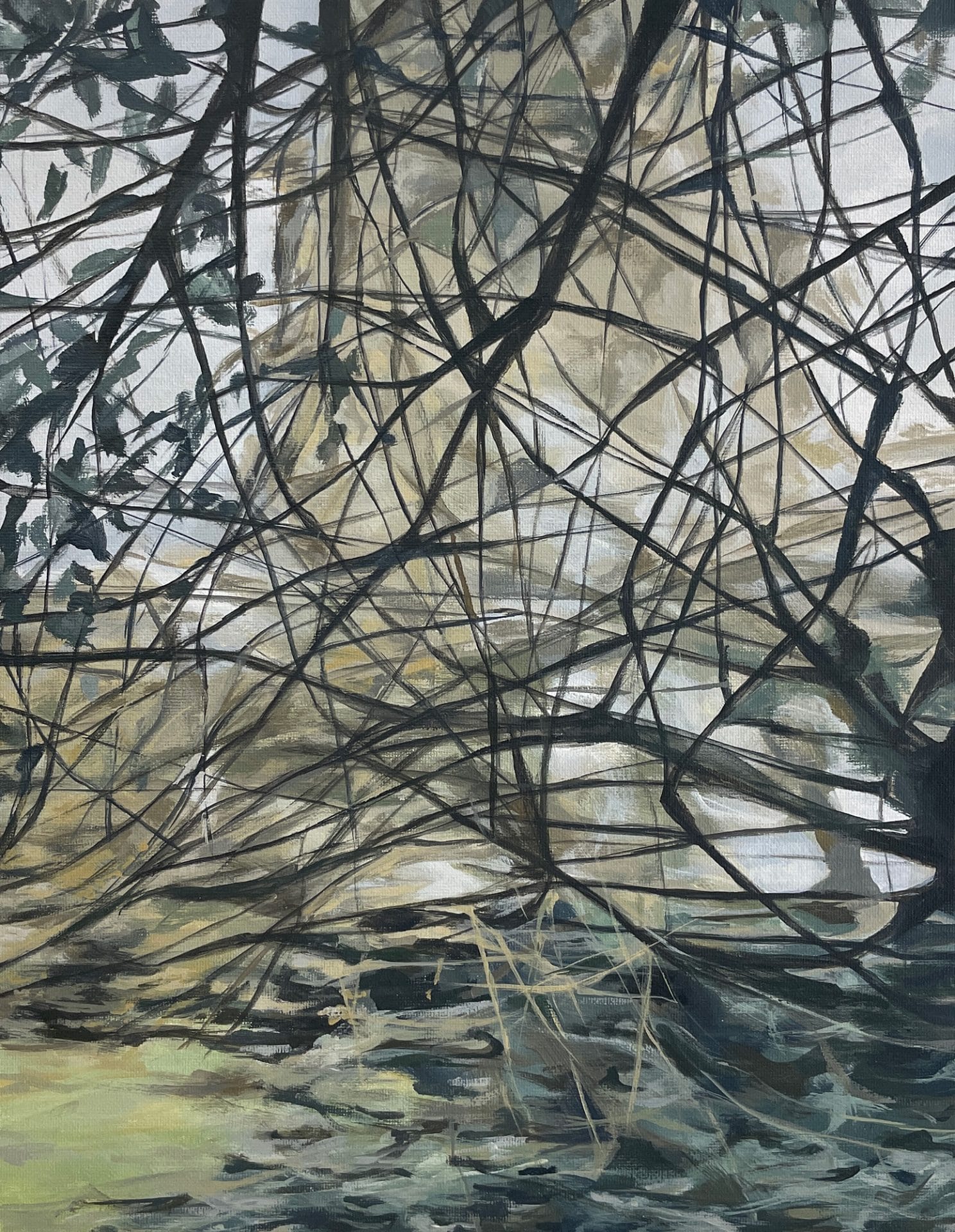 painting close-up