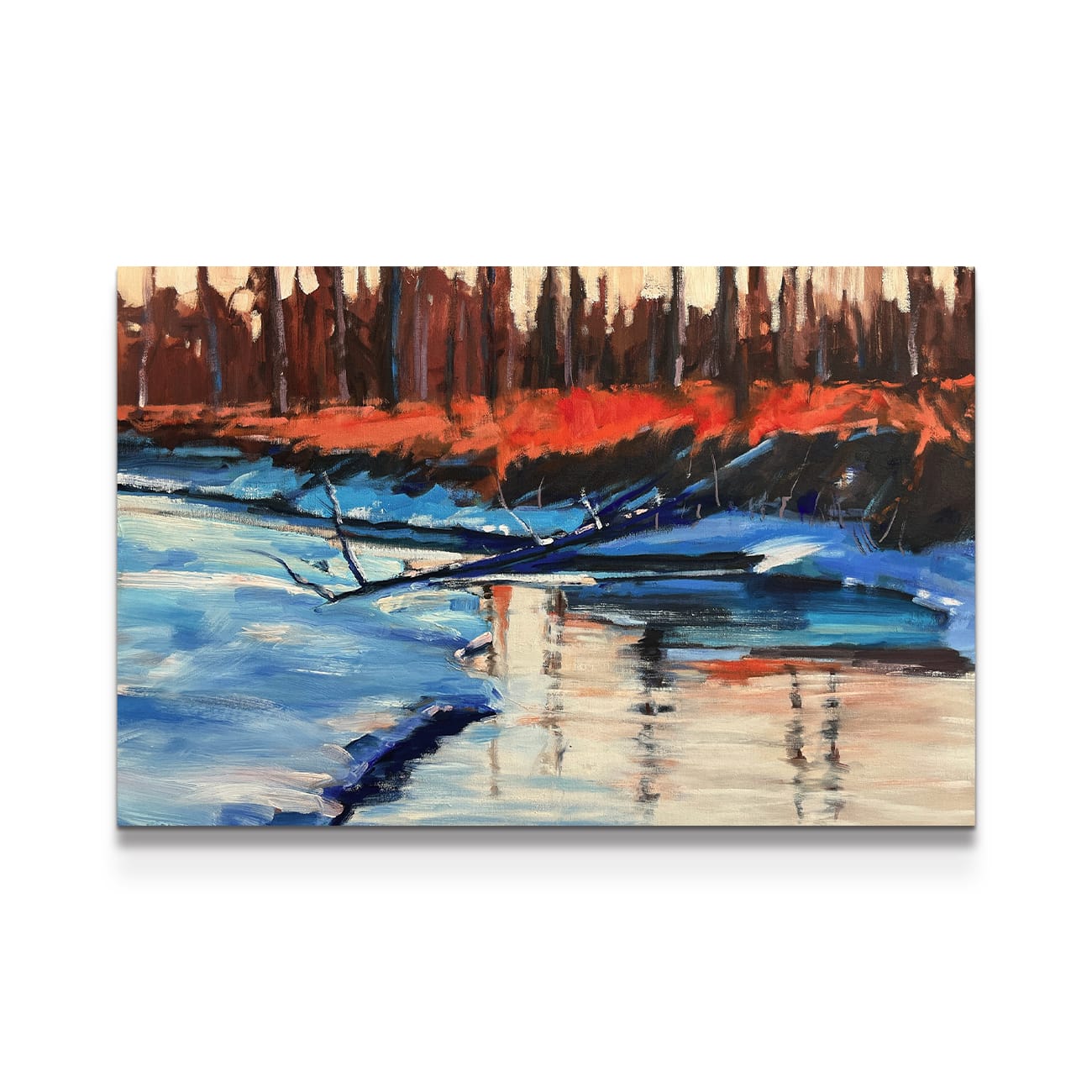 painting on white background
