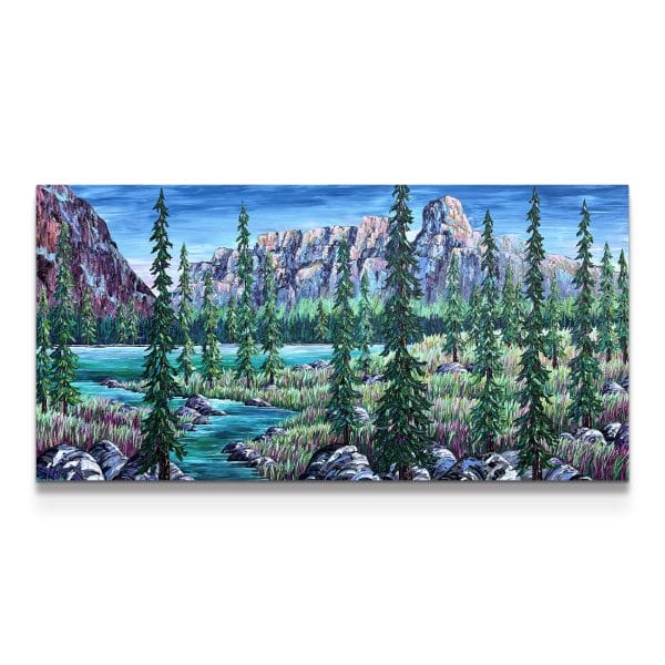 painting on white background