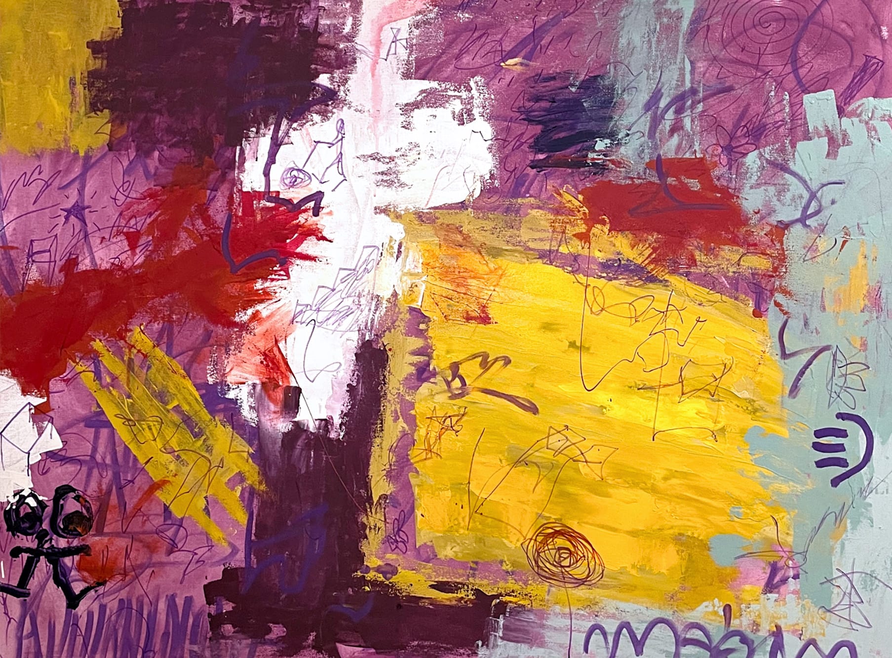 painting close up