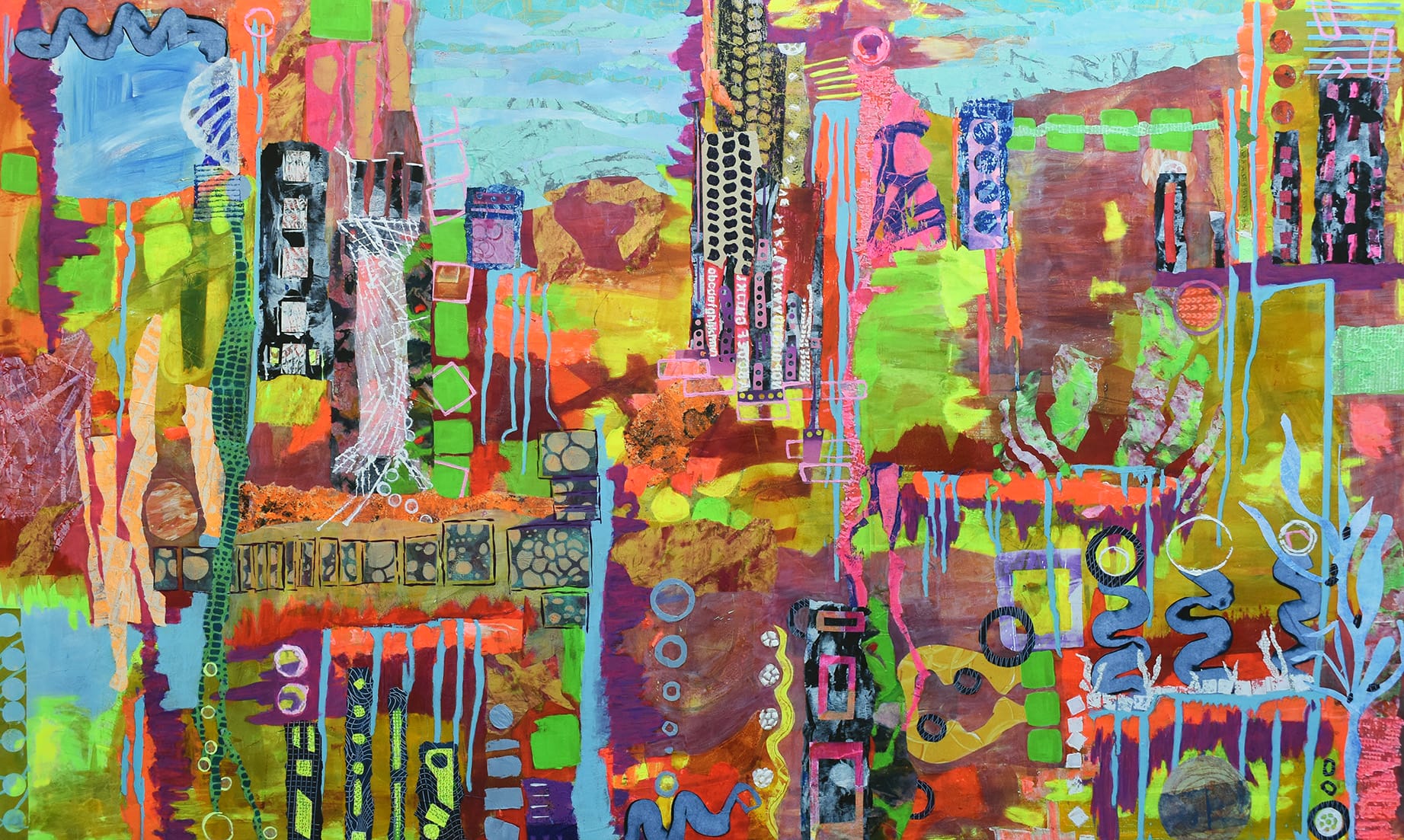 painting close up