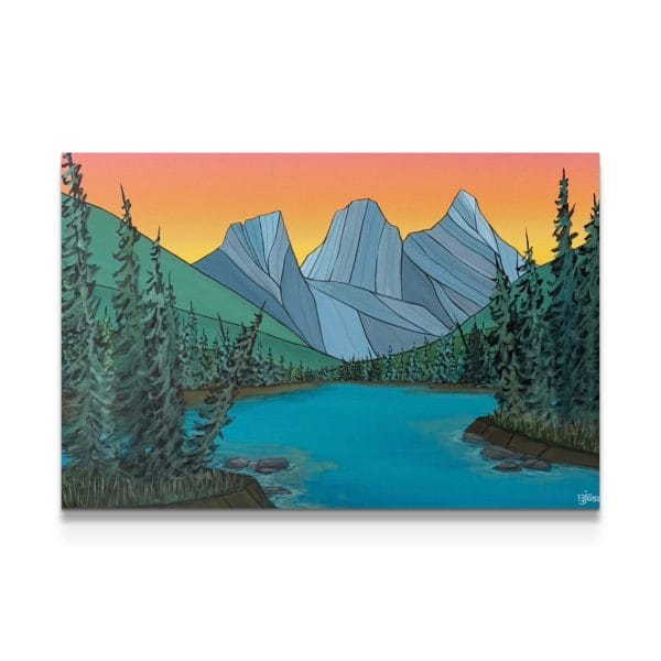 painting on white background
