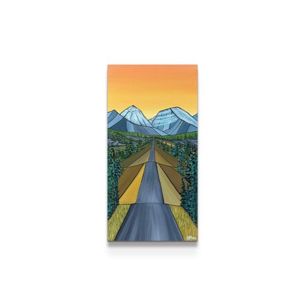 painting on white background