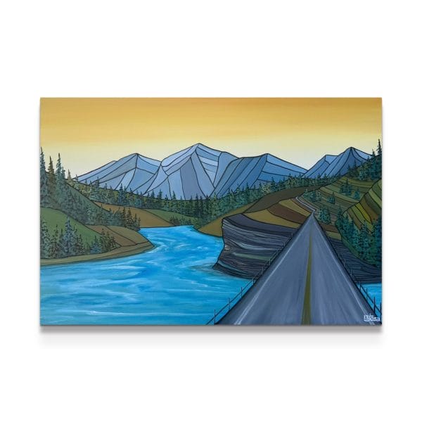 painting on white background
