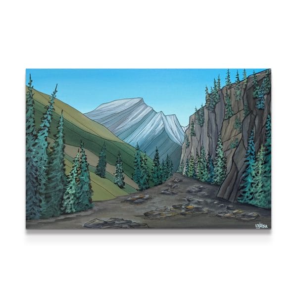 painting on white background