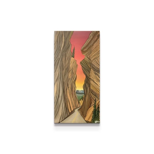 painting on white background