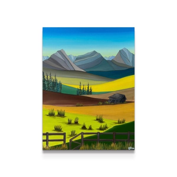 painting on white background